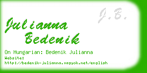 julianna bedenik business card